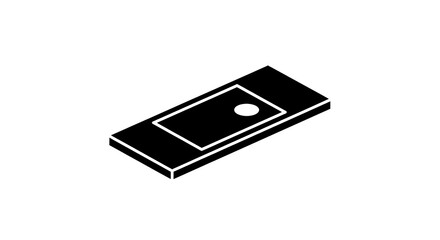 Microscope slide vector illustration