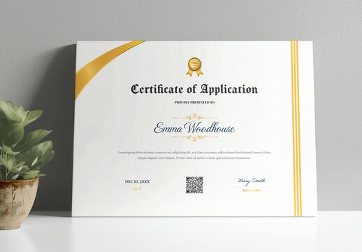Luxury Certificate Design Template