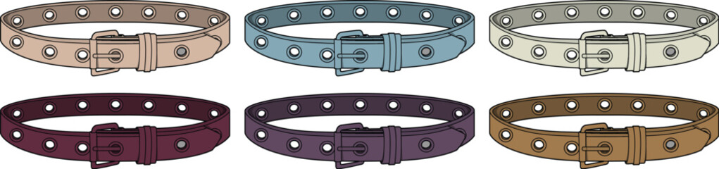 Stylish Belts Collection Fashionable Accessory Set for Every Outfit