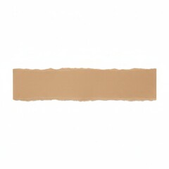 A simple torn piece of light brown paper with a rough edge