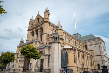 Belfast, Northern Ireland - August 16 2025 "Architecture and places around city centre of Belfast"