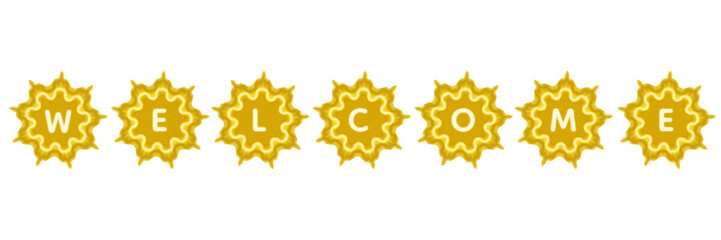 Bright glowing “WELCOME” neon sign in vibrant electric colors, featuring a modern luminous typography design. The glowing light effect creates a warm, friendly, and futuristic atmosphere