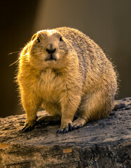 Prairie dogs or ground squirrels native to grassland to North America. 