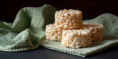 Classic Irish soda bread loaf butter portion oats bowl dark background setting
