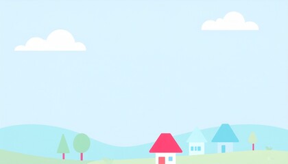 Obraz premium Storybook rural landscape