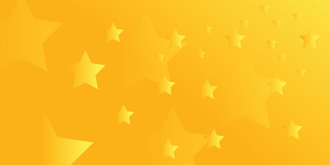 Gradient yellow star background vector design in eps 10