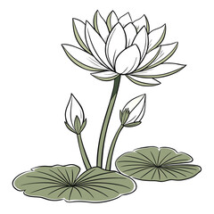 vector flower vase with flower free download