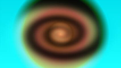 Abstract circular pattern with vibrant blue background