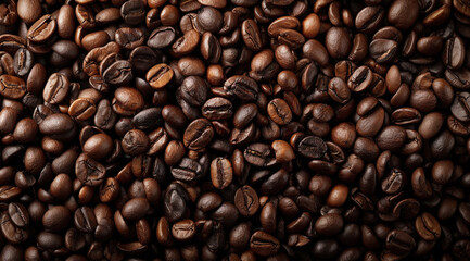 Roasted coffee beans - Close-up - Aromatic richness