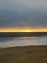 sunset on the beach