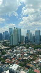 Jakarta, Indonesia &ndash; October 30, 2025: A cityscape view of Indonesia capital city Jakarta