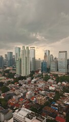 Jakarta, Indonesia &ndash; October 30, 2025: A cityscape view of Indonesia capital city Jakarta