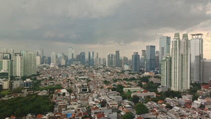 Jakarta, Indonesia &ndash; October 30, 2025: A cityscape view of Indonesia capital city Jakarta