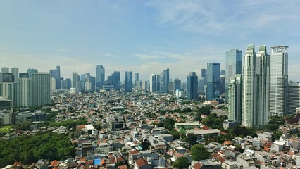 Jakarta, Indonesia &ndash; October 30, 2025: A cityscape view of Indonesia capital city Jakarta