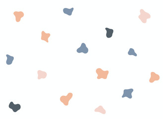 A modern terrazzo vector pattern, seamless, featuring granite fragments and irregular shapes as an abstract backdrop, with a chaotic mosaic of small pieces on a white background, stone textures, and