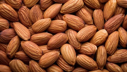 Fototapeta premium Close Up Texture Of Almond Nuts Background