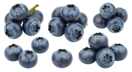 Fresh, Ripe Blueberries in a Captivating Still Life Arrangement, Showcasing Their Natural Beauty and Vibrant Hue