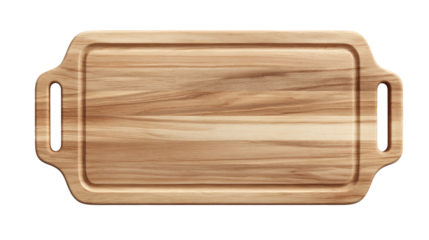 Wooden cutting board for kitchen and culinary food preparation scenes