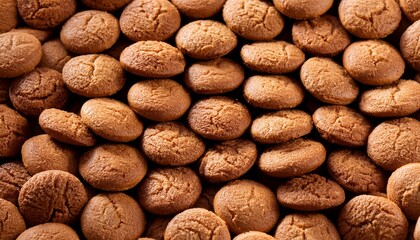 Pepernoten Texture Brown Dutch Candy Background