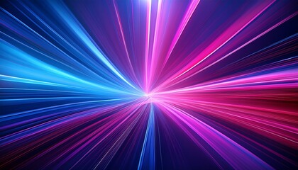 Obraz premium A Vibrant Abstract Image Featuring Dynamic Colorful Streaks Of Pink Purple And Blue Creating A Sense Of Motion And Energy
