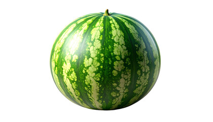  Ripe Whole Watermelon Tropical Fruit Transparent PNG