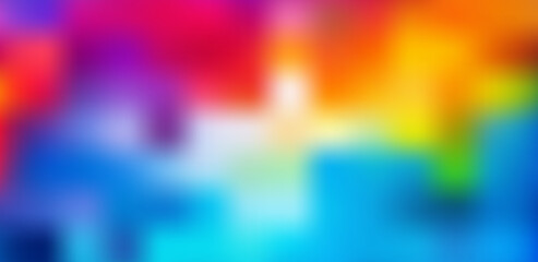 Vibrant hues blend in a smooth gradient, showcasing a spectrum from cool blues and purples to warm reds and oranges, creating a colorful and abstract background effect