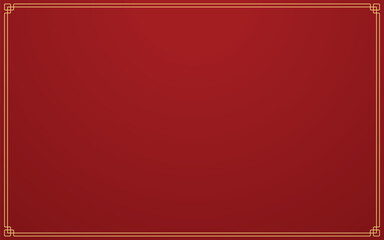 Happy Chinese new year 2026. Chinese new year banner for show product. Greeting card. China frame with lantern on red background.