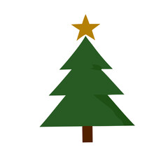 Flat Christmas Icon Set – Holiday Symbols, Gifts, Tree, Snowflake, and Candy Cane Vector