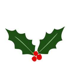 Flat Christmas Icon Set &ndash; Holiday Symbols, Gifts, Tree, Snowflake, and Candy Cane Vector