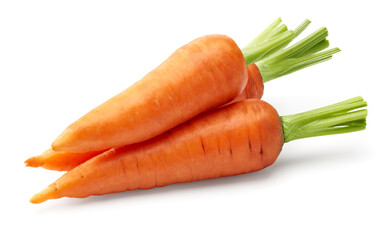 carrot isolated on white background. clipping path