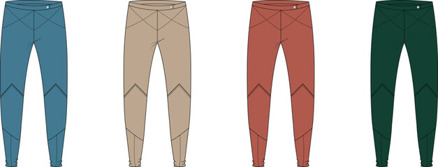 Set of Stylish Slim-Fit Trousers in Assorted Colors Apparel Collection