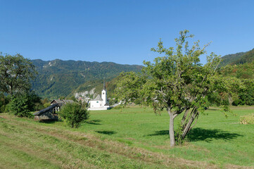 idyllic Landscape in Triglav National Park,Slovenia