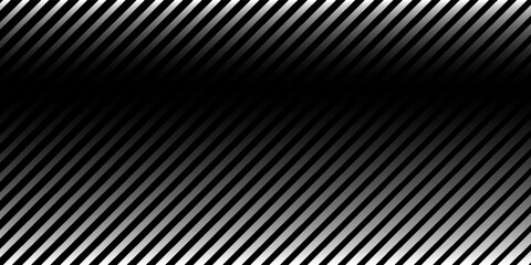 Obraz premium Thin line halftone gradient texture. Fading vertical stripe gradation background. Repeating wide pattern backdrop. Black parallel lines wallpaper for overlay, print, cover, banner,