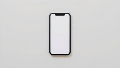 A smartphone resting on a tabletop against a blurred background.