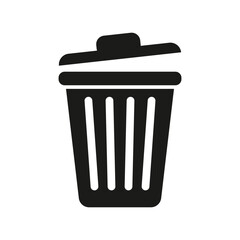 trash bin icon vector design template