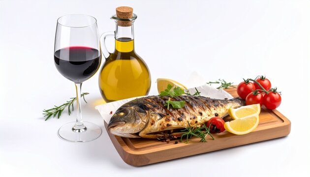 Mediterranean Grilled Sea Bass with Lemon

