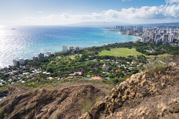 Blick vom Diamond Head Honolulu, Oahu, Hawaii © m4ry