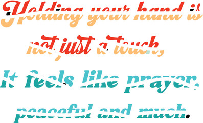 illustration of a beautiful quote 