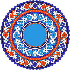 Circular Frame Handmade Medieval Decorative Patterns On Wood 2026