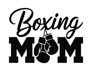 Boxing Mom Fighter Pride design