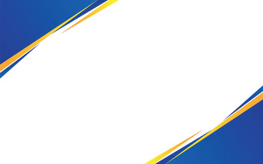 professional business orange and blue template background with empty space for text. Vector