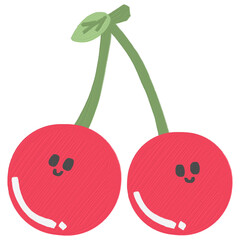 oil paint cute Cherry