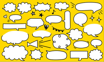 Obraz premium 吹き出し2