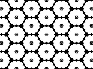 Seamless abstract pattern. black and white linear illustration for coloring. Vector coloring book for adult.