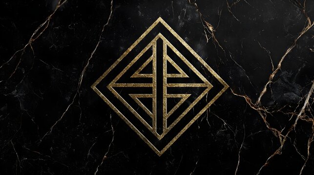 Luxury real estate logo with golden geometric shapes, clean architectural lines. Concept:
Premium real estate branding, modern luxury identity blending architecture, geometry, sophistication.