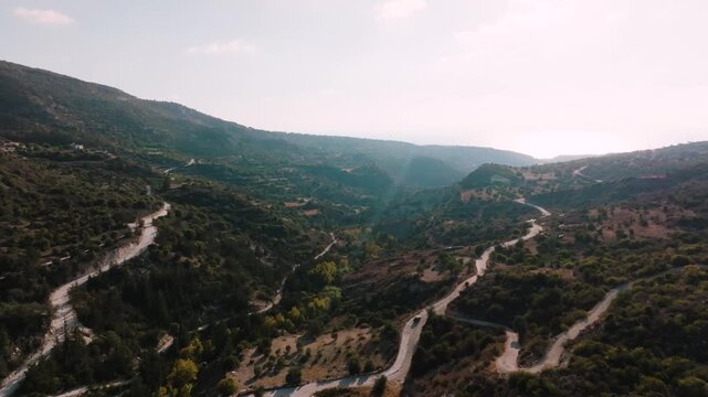 Mountains and Valleys of Cyprus