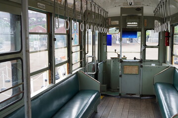 路面電車車内