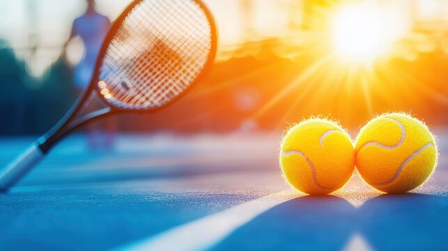 Game Tennis players battling it out on the court, engaged in a competitive and exciting match.