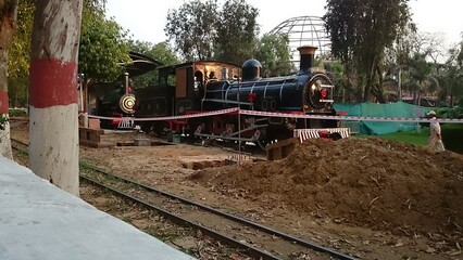 old steam train