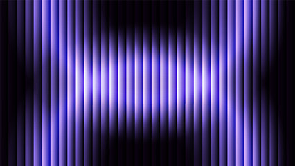 Smooth violet to white gradient with glass effect on a black background. Elegant soft light glossy vertical texture abstract background. Ideal for branding, poster, product presentation, advertisement